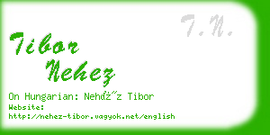 tibor nehez business card